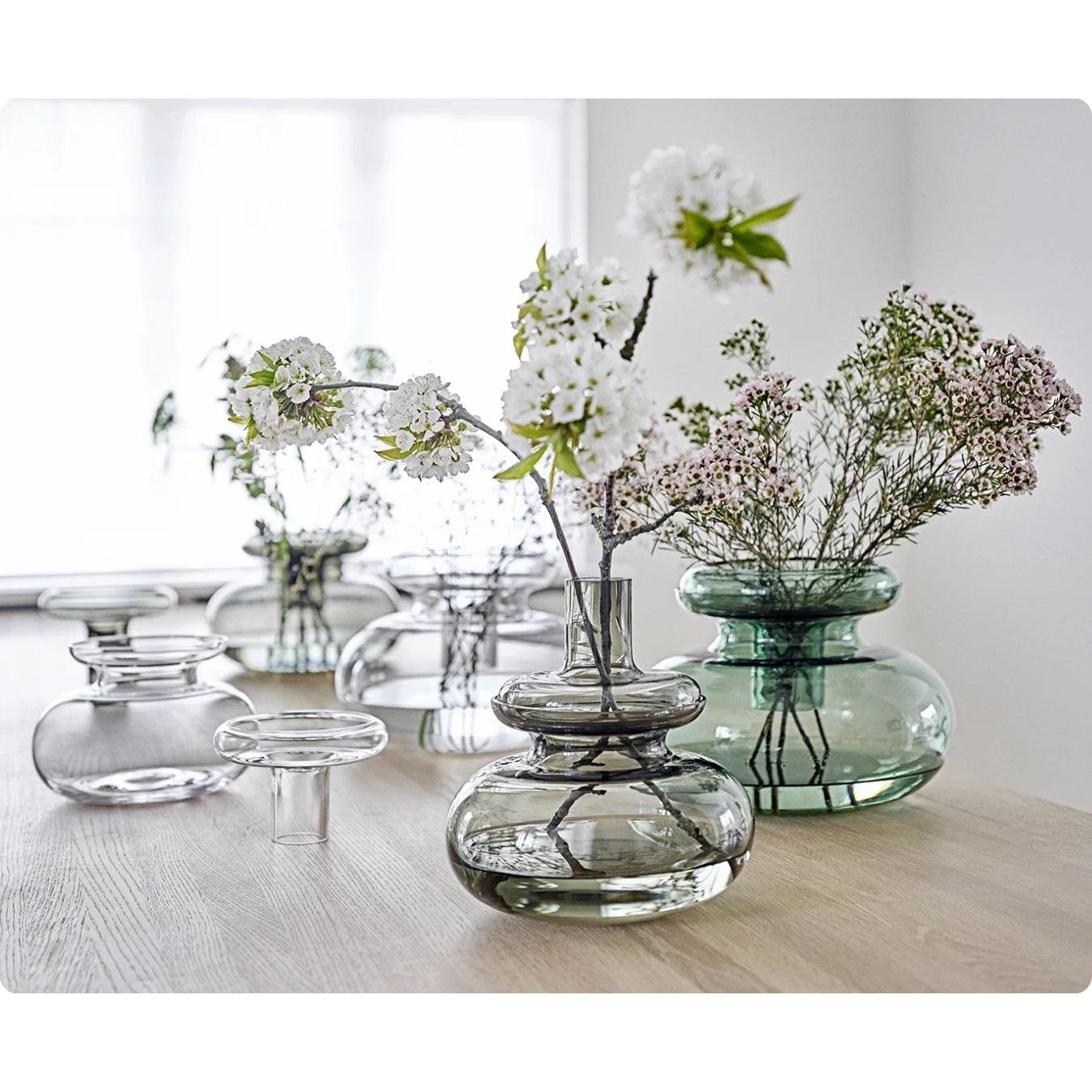 Zone Vase 23 x 25 cm i pure clear, Inu